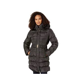 NWOT Via Spiga Belted Puffer Coat - Size SM 🖤